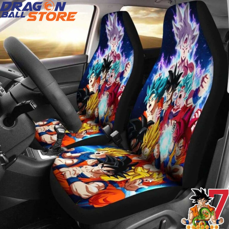 Dragon Ball Goku All Forms Car Seat Covers
