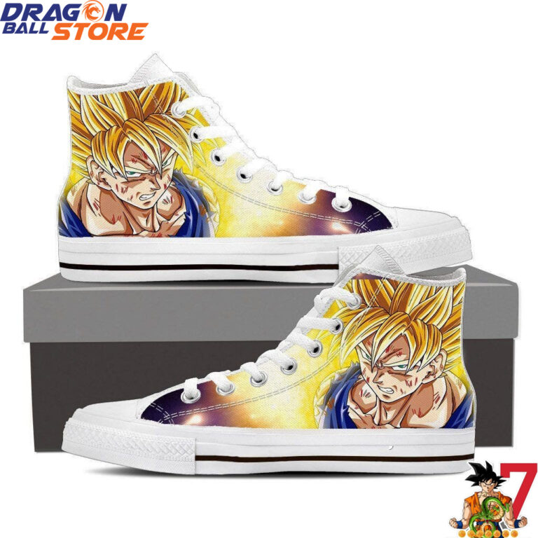 Dragon Ball Goku Super Saiyan Fight High-Top Shoes