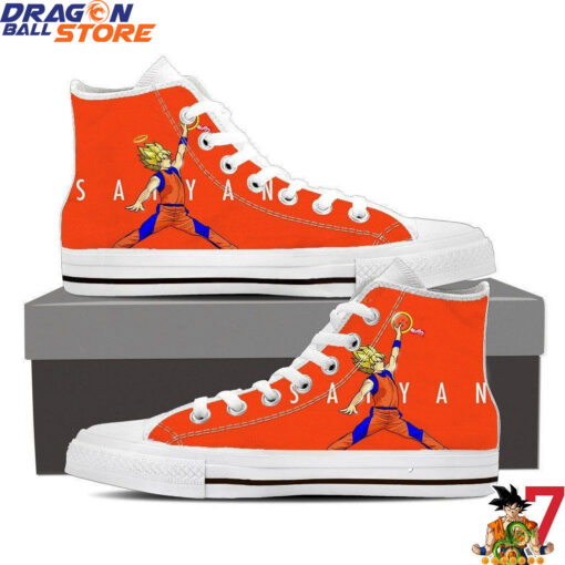 Dragon Ball Goku Super Saiyan Jordan High-Top Shoes - Dragon Ball Store