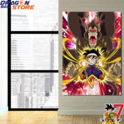 Dragon Ball Kid Gohan Strong Power Canvas (1) copy - Dragon Ball Store
