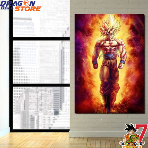 Dragon Ball Son Goku Super Saiyan Canvas (1) copy - Dragon Ball Store