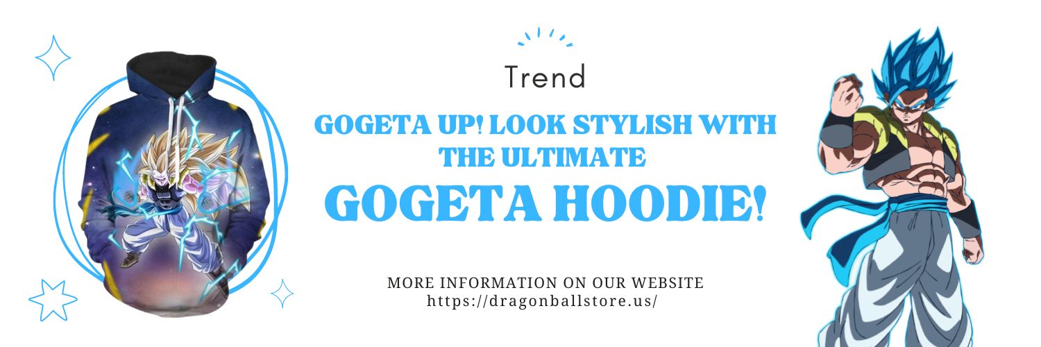 GOGETA UP! Look Stylish with the Ultimate Gogeta Hoodie!