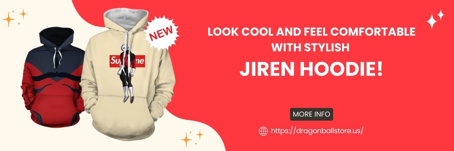 Look Cool and Feel Comfortable with This Stylish Jiren Hoodie!