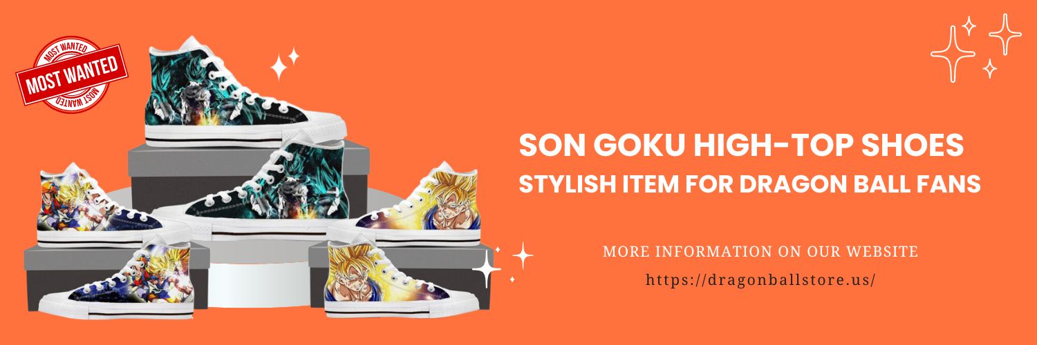 Son Goku High-Top Shoes - Stylish item for Dragon Ball fans