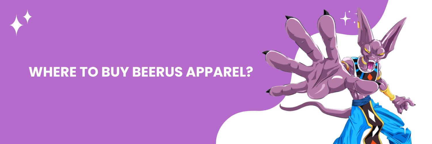 Where to buy Beerus apparel