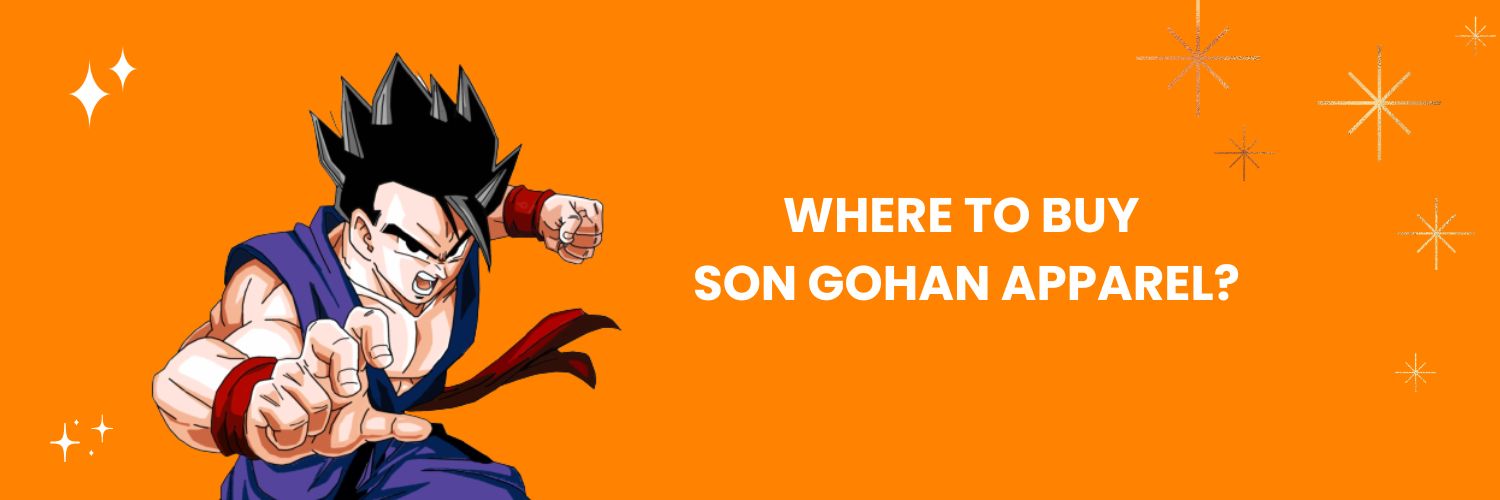Where to buy Son Gohan apparel
