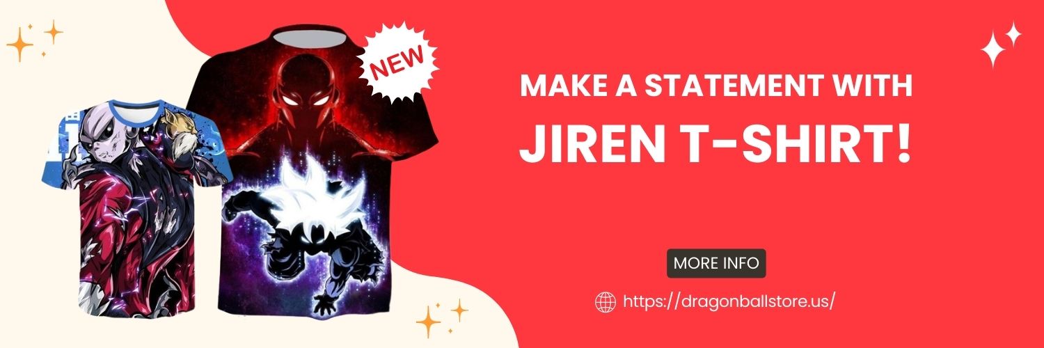 make a statement with a jiren t-shirt!