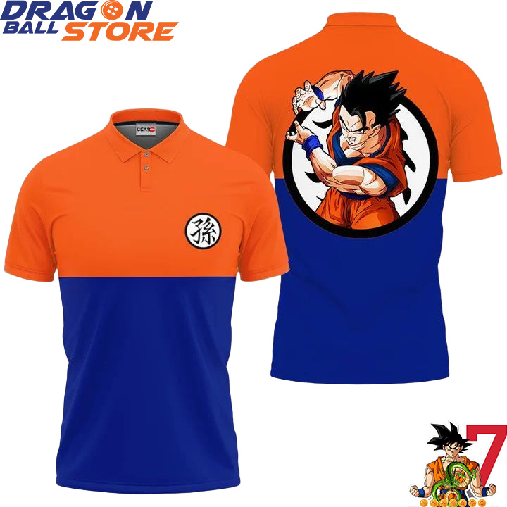 Dragon Ball Gohan Kamehameha Polo Shirts