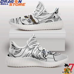 Dragon Ball Granolah the Bounty Hunter Amazing White Yeezy Shoes