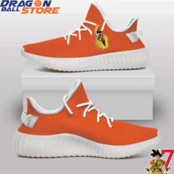 Dragon Ball Z Goku Riding Kinton Cloud Orange Yeezy Sneakers