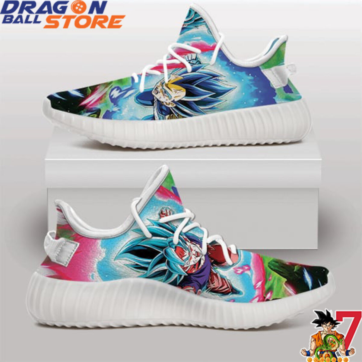 Goku and Vegeta Super Saiyan God Super Saiyan Yeezy Boost