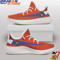 Lord of the Worlds King Kai Kanji Symbol Yeezy Shoes