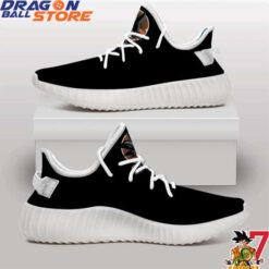 Son Goku Icon Design Minimalist Black Yeezy Sneakers