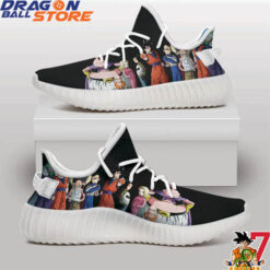 Team Universe 7 Tournament of Power Black Yeezy Shoes