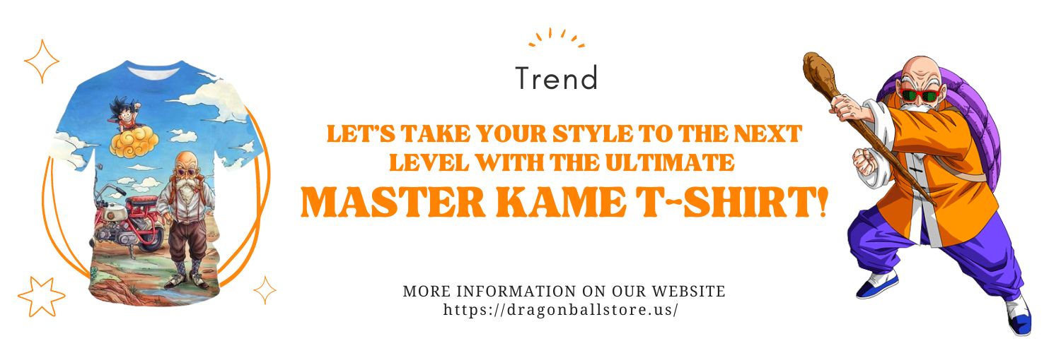 Let's Take Your Style To The Next Level With The Ultimate Master Kame T Shirt!