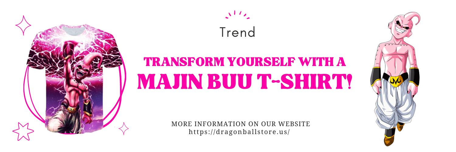 Transform Yourself With A Majin Buu T Shirt!