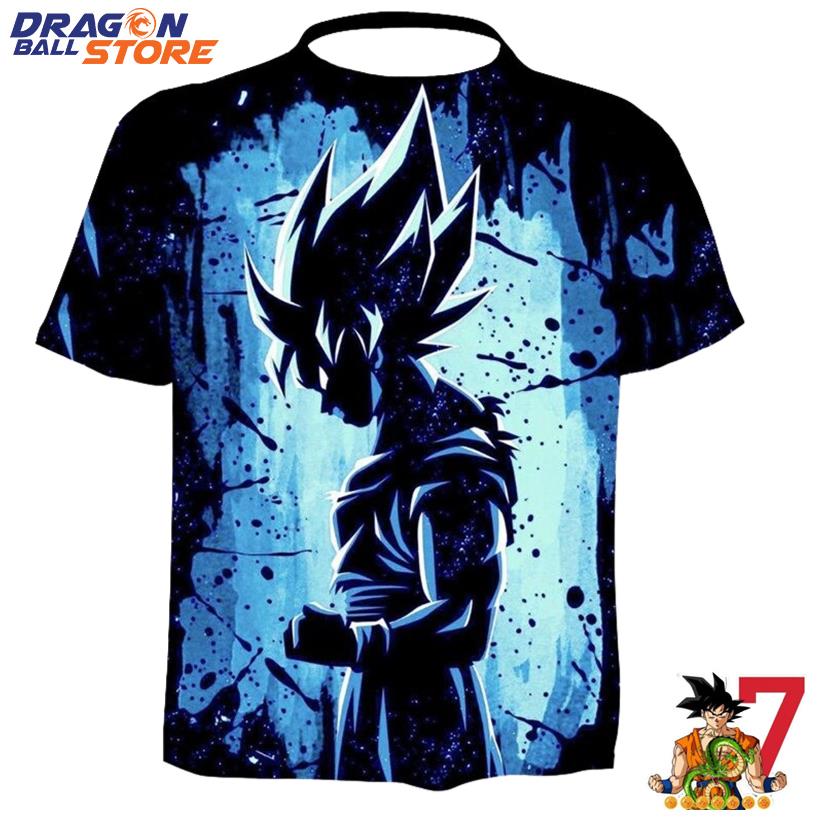 DBZ Super Saiyan Goku Blue Angry T-Shirt
