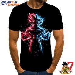 Dragon Ball Goku Black And Goku Pink Power Up T-Shirt