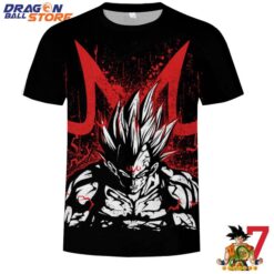 Dragon Ball Majin Red Angry Face T-Shirt