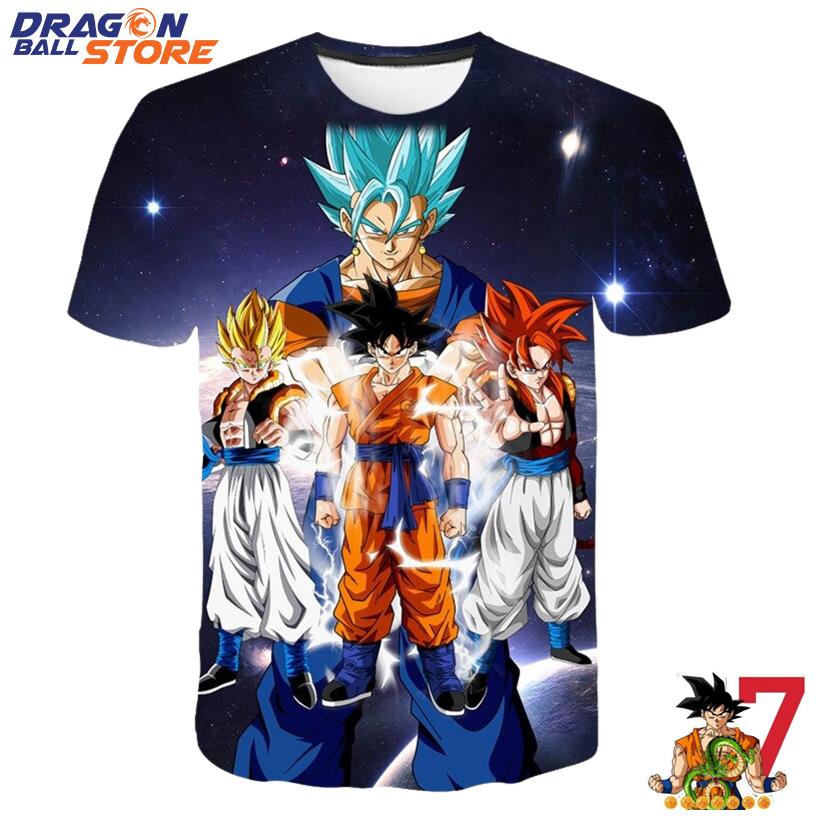 Dragon Ball Son Goku Super Saiyan All Forms T-Shirt
