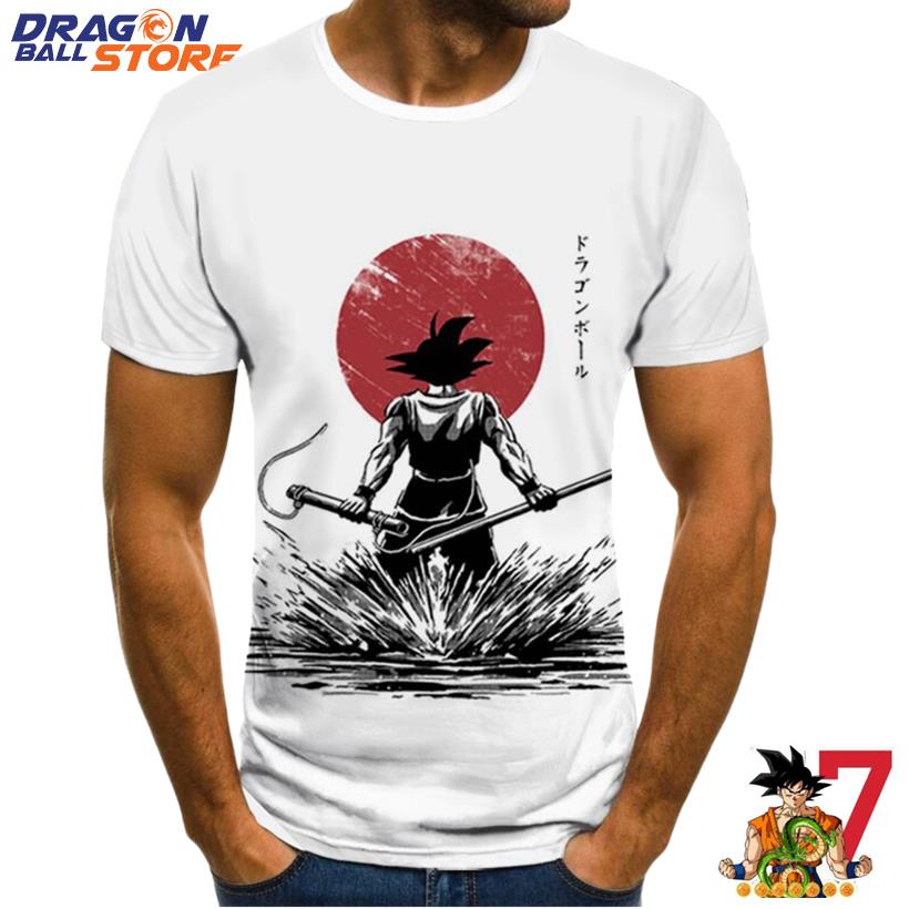 Dragon Ball Son Goku Vinil Textil Anime Ver 3 T-Shirt