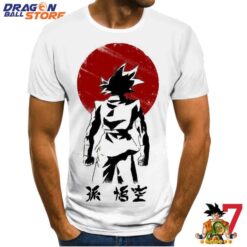 Dragon Ball Son Goku Vinil Textil Anime ver 2 T-Shirt