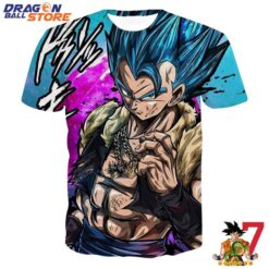 Dragon Ball Super Goku Ultra Instinct Blue Cool Casual T-Shirt