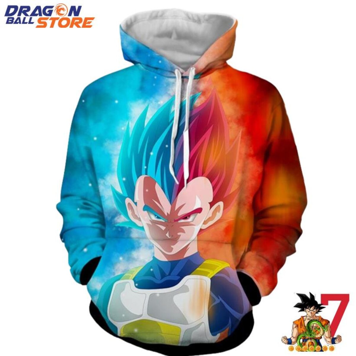 Super saiyan best sale god hoodie