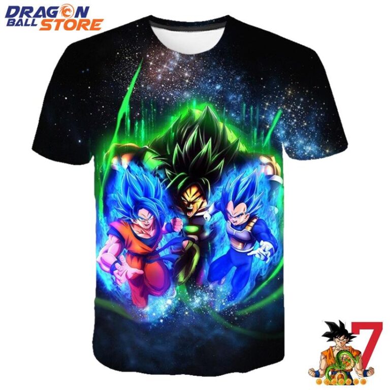 Dragon Ball Z Broly Goku Vegeta T-Shirt