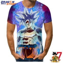 Dragon Ball Z Son Goku Blue Aura Powerful T-Shirt