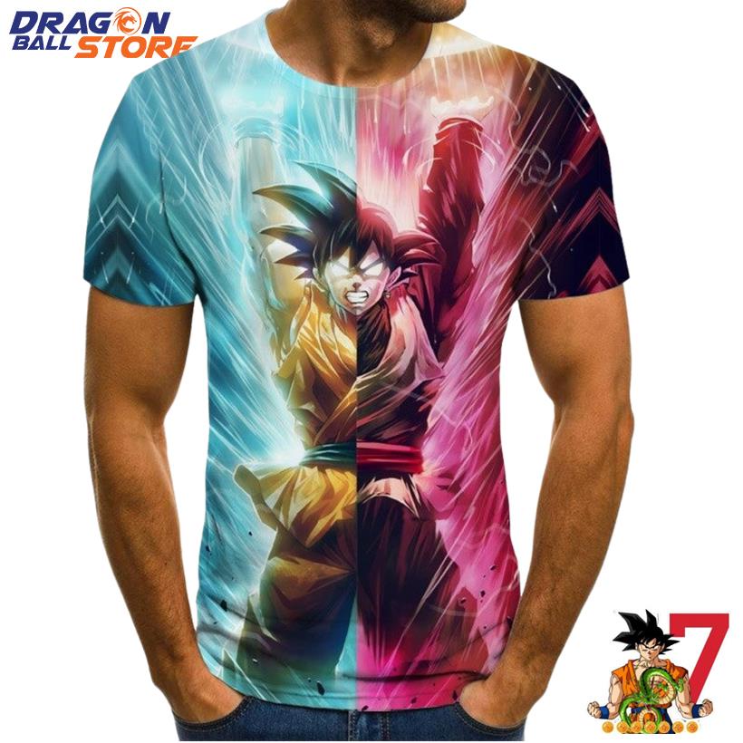Dragon Ball Z Son Goku Ultra Instinct Colorful T-Shirt