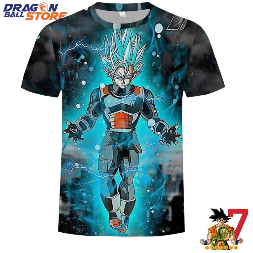 Dragon Ball Z Super Saiyan Vegeta Blue Hair T-Shirt