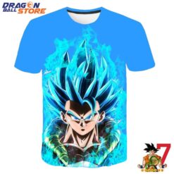 Dragon Ball Z Vegeta Super Saiyan Smiling Face T-Shirt