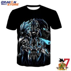 Prince Of Saiyans Vegeta Amazing Power Up DBZ T-Shirt