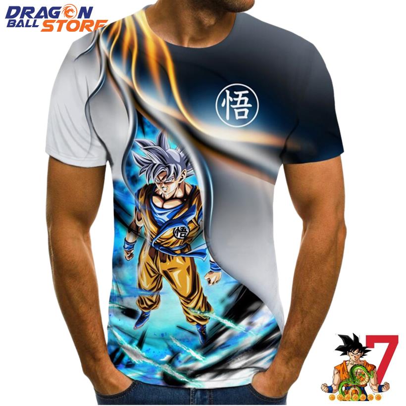 Son Goku Amazing Lightning Power Up DBZ T-Shirt