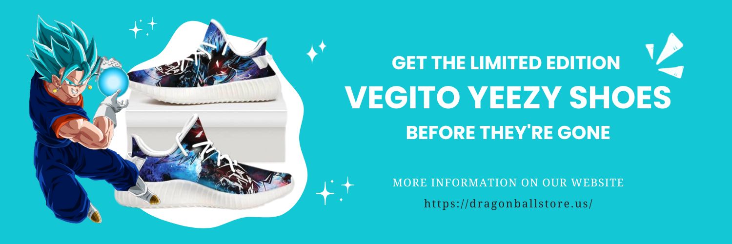 Step Into Style Get The Limited Edition Vegito Yeezy Shoes Before They're Gone!