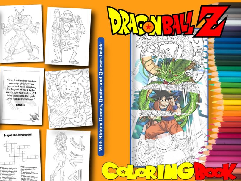 Dragon Ball Z Coloring Book - Best Dragon Ball Z Gift Ideas
