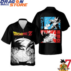 Dragon Ball Hawaiian Shirt - Dragon Ball Goku And Vegeta Hawaiian Shirt