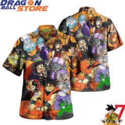 Dragon Ball Hawaiian Shirt - Dragon Ball Horror Style Hawaiian Shirt