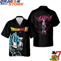 Dragon Ball Hawaiian Shirt - Dragon Ball Super Saiyan Vegeta Hawaiian Shirt