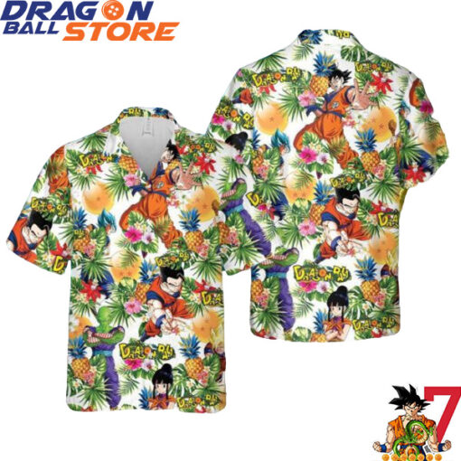 Dragon Ball Hawaiian Shirt - Dragon Ball Tropical Style Hawaiian Shirt