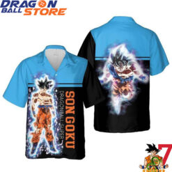 Dragon Ball Hawaiian Shirt - Super Songoku Ultra Instinct Hawaiian Shirt