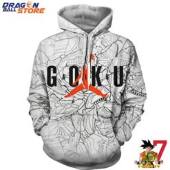 Dragon Ball Hoodie Air Goku Jordan Nike Parody Basketball Cool Streetwear Hoodie