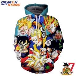 Dragon Ball Hoodie Classic Dragon Ball Z Son Gohan Character Stylish Cool 3D Hoodie