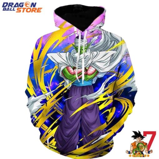 Dragon Ball Hoodie DBZ Anime Piccolo Evil King Tornado Power Streetwear Cool Design Hoodie