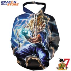 Dragon Ball Hoodie Dragon Ball Goku Super Saiyan Epic Kamehameha Hoodie