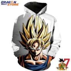 Dragon Ball Hoodie Dragon Ball Son Goku Serious Face Hoodie