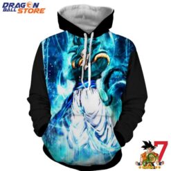 Dragon Ball Hoodie Dragon Ball Super Goku 4 Blue Super Saiyan Kaioken Hoodie