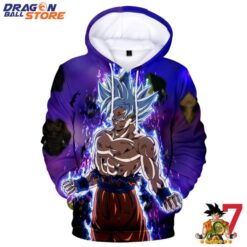 Dragon Ball Hoodie Dragon Ball Super Goku Ultra Instinct Blue Kaioken Hoodie