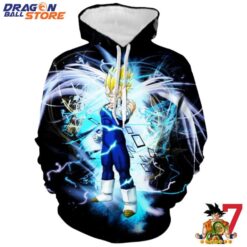 Dragon Ball Hoodie Dragon Ball Super Saiyan Vegeta V Sign Hoodie